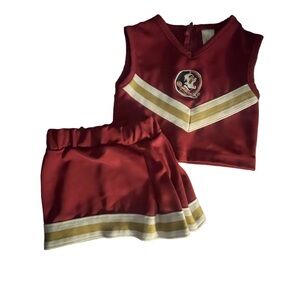 LIKE NEW Toddler Florida State Seminole’s Cheerleading Outfit 3T